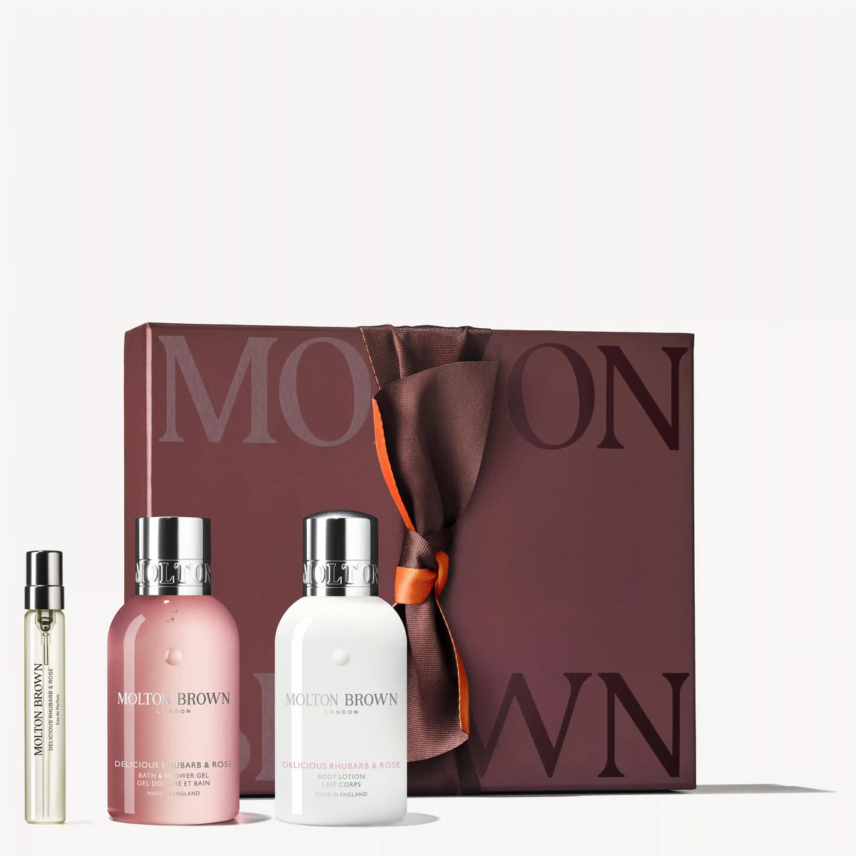 Delicious Rhubarb & Rose Scent Layering Set