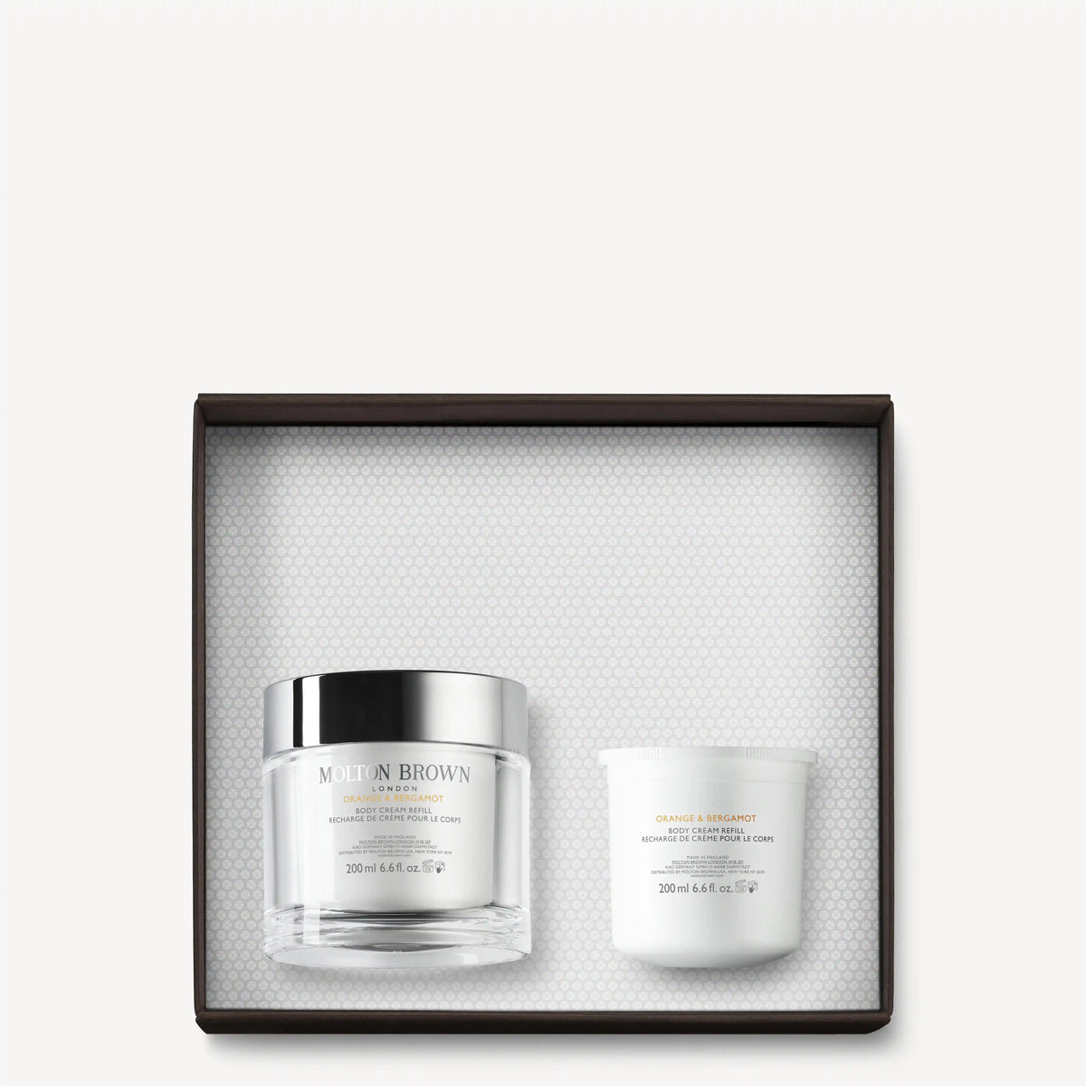 Orange & Bergamot Body Cream & Refill Duo
