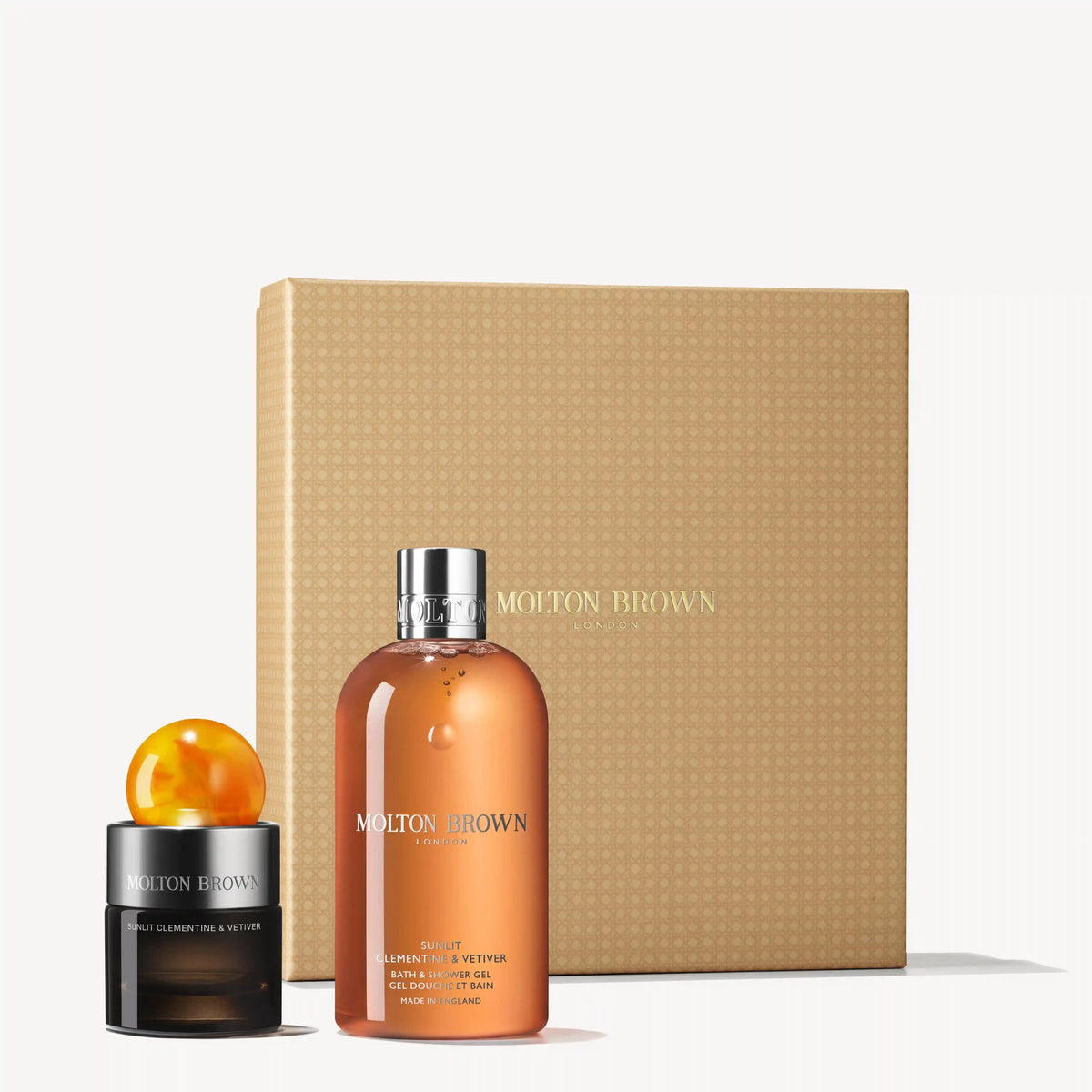 Sunlit Clementine & Vetiver Fragrance & Body Gift Set