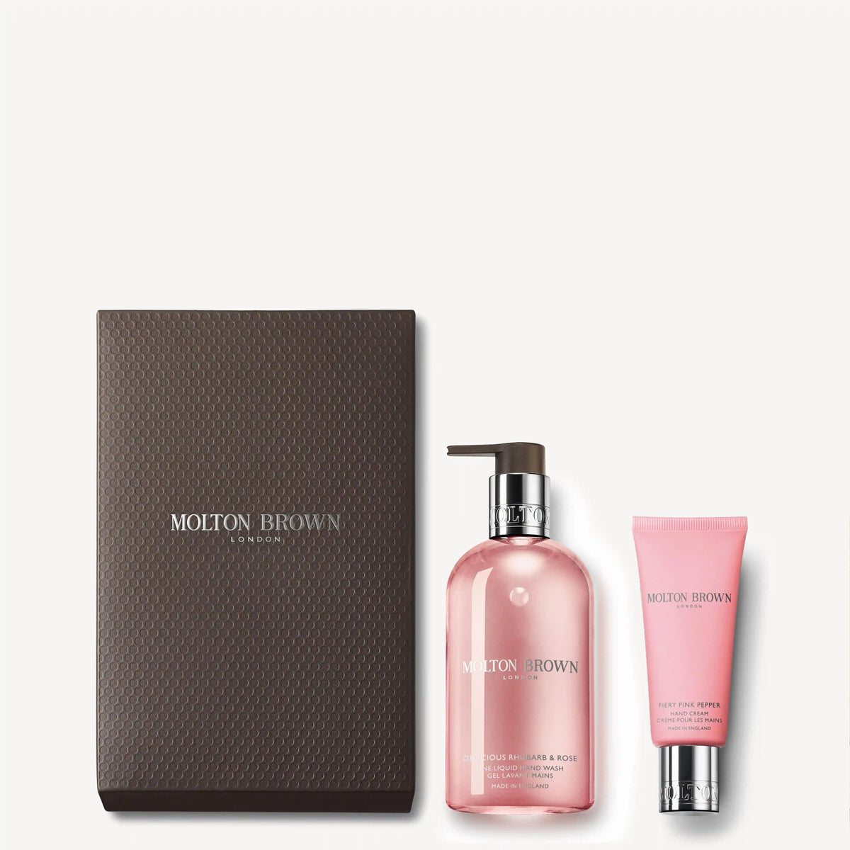 Delicious Rhubarb & Rose Hand Care Duo Gift Set