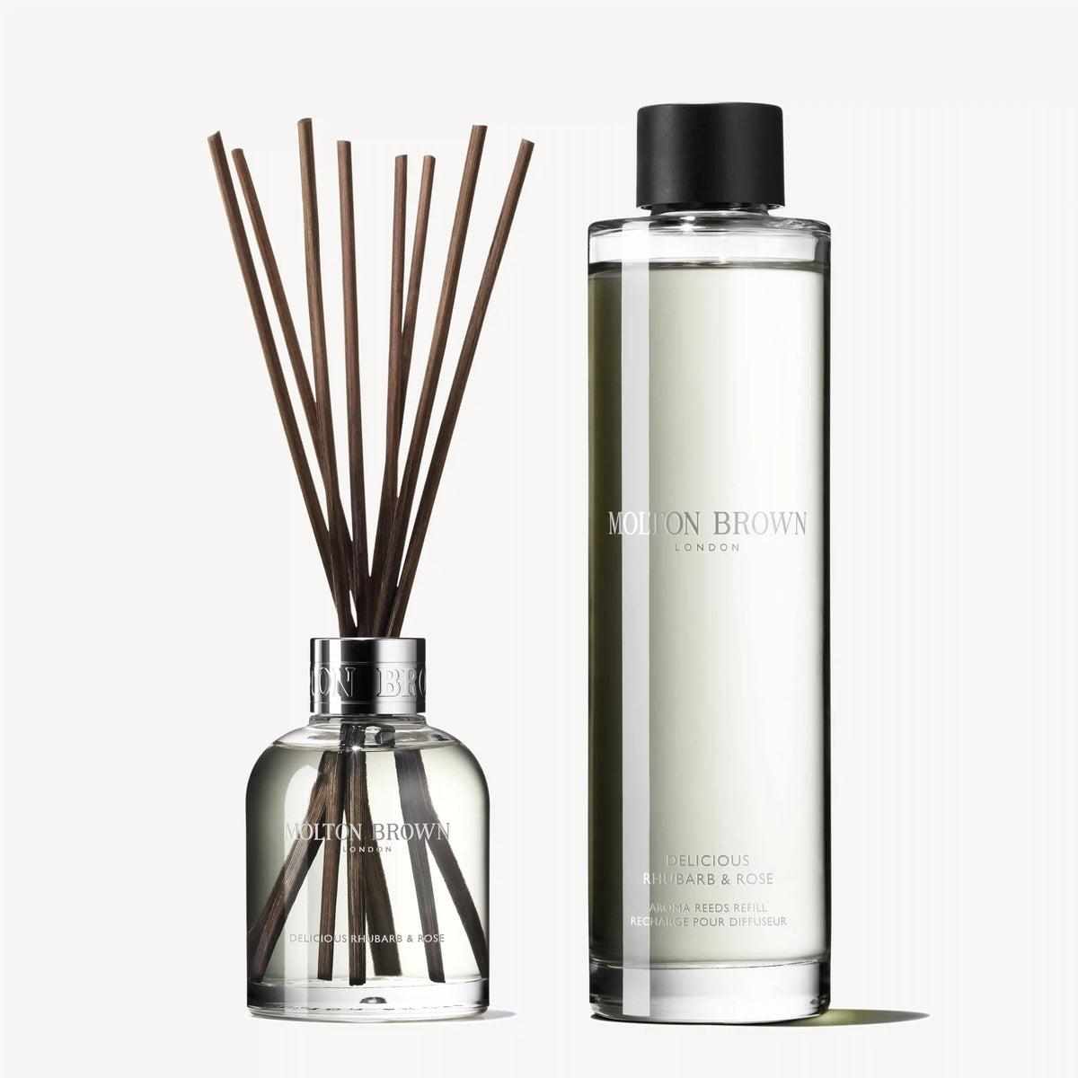 Delicious Rhubarb & Rose Aroma Reeds & Refill Gift Set