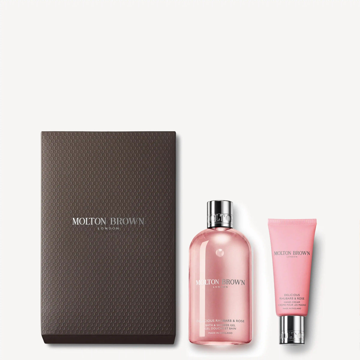 Delicious Rhubarb & Rose Bathing & Hand Gift Set