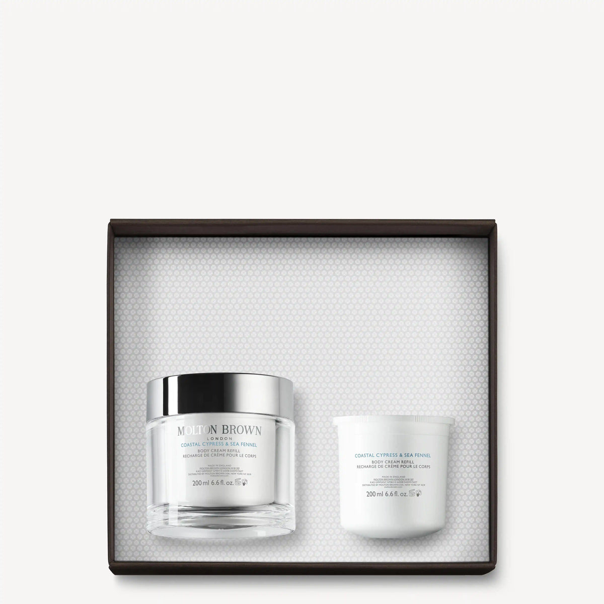 Coastal Cypress & Sea Fennel Body Cream & Refill Duo