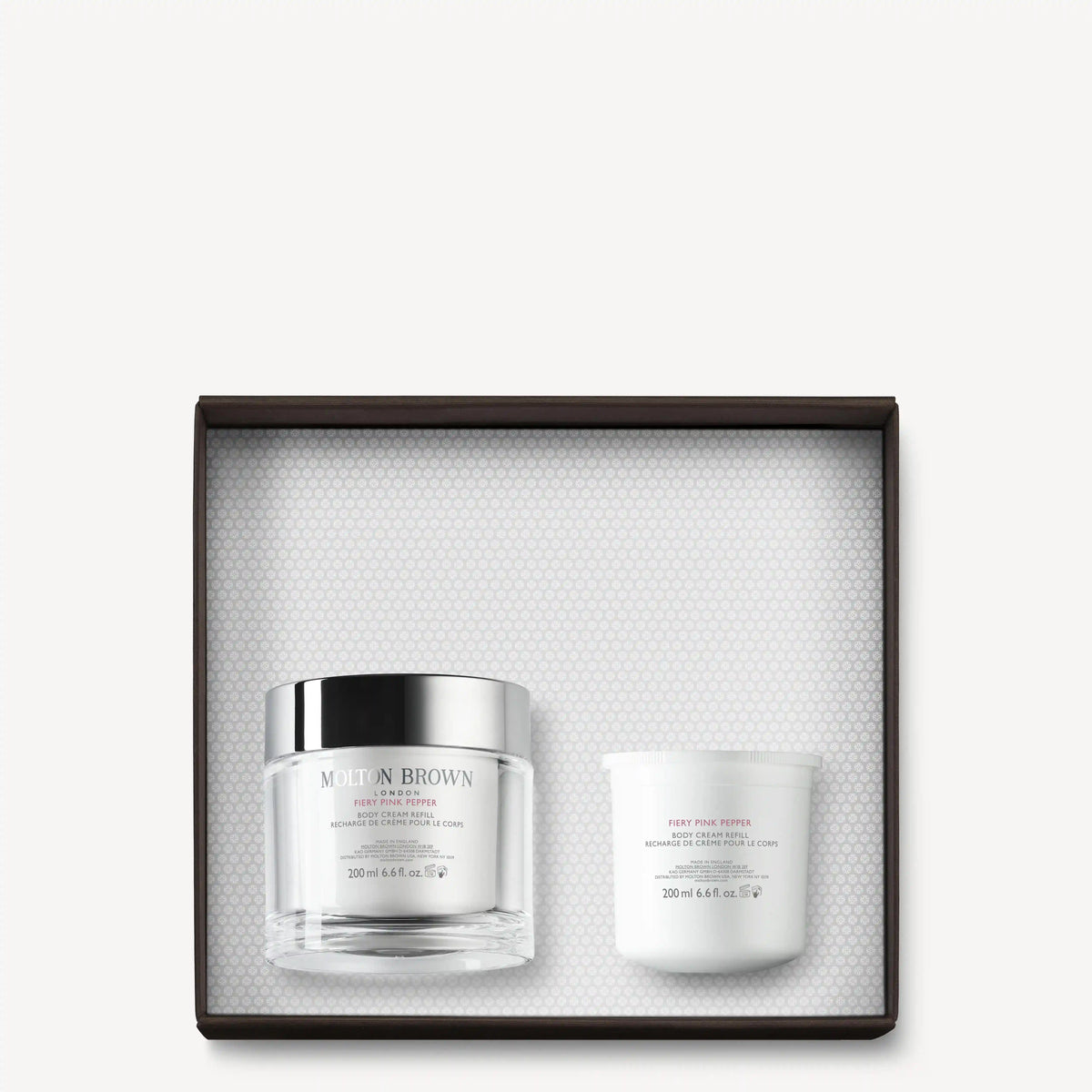 Fiery Pink Pepper Body Cream & Refill Duo